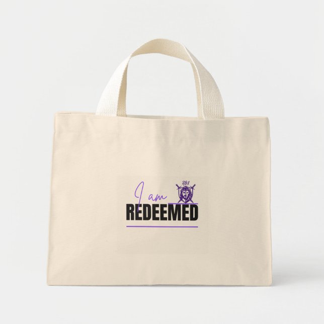 Bolso De Tela Diminuto Soy cristiano, el imán de la velocidad del paracho (Frente)