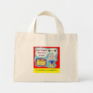 Bolso De Tela Diminuto Soy Tote de abarrotes
