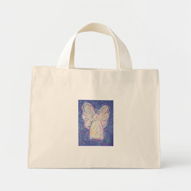 Bolso De Tela Diminuto Starry Night Angel (Frente)