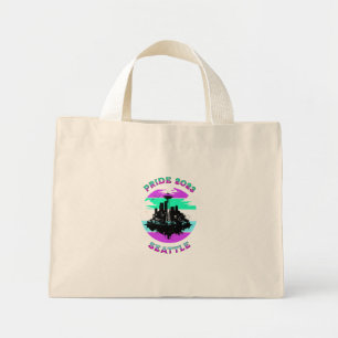 Bolso De Tela Diminuto Stroke de la línea aérea de Seattle