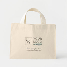 Bolso De Tela Diminuto Su logotipo corporativo y detalles personalizados