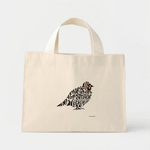 Bolso De Tela Diminuto Su ojo está en el Tote de Sparrow - Jumbo