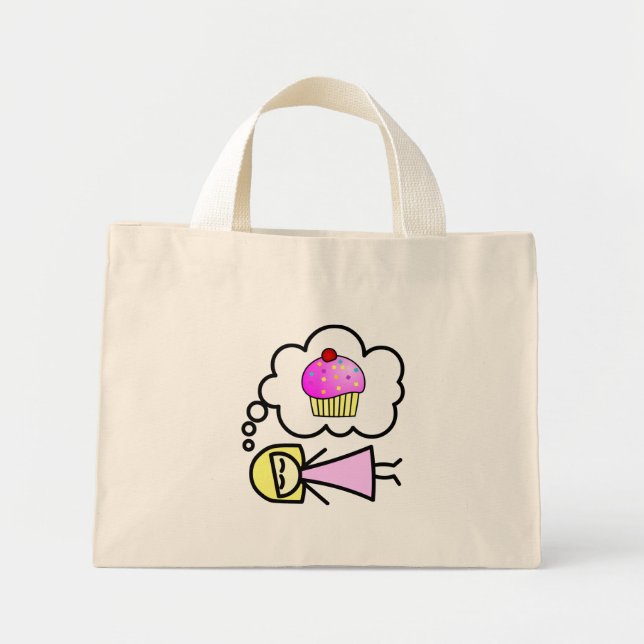 Bolso De Tela Diminuto Sueño con quequitos (Frente)