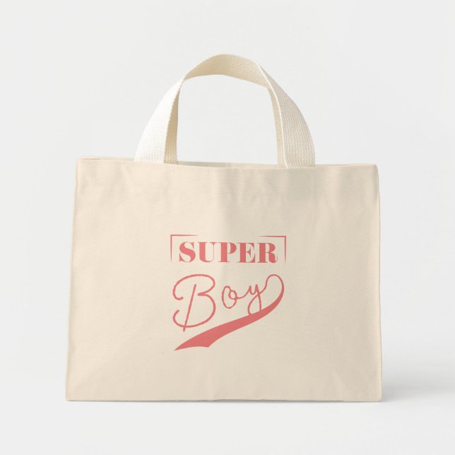 Bolso De Tela Diminuto Super Boy (Frente)
