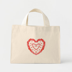Bolso De Tela Diminuto SWEET HEARTS Tiny Tote Bag 