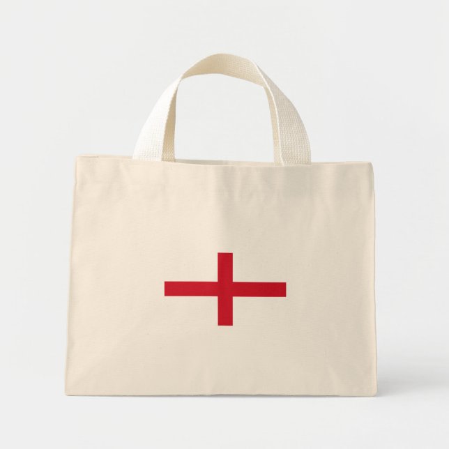 Bolso De Tela Diminuto Tcn de Bandera de Inglaterra (Frente)