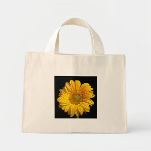Bolso De Tela Diminuto Tcnm de girasol