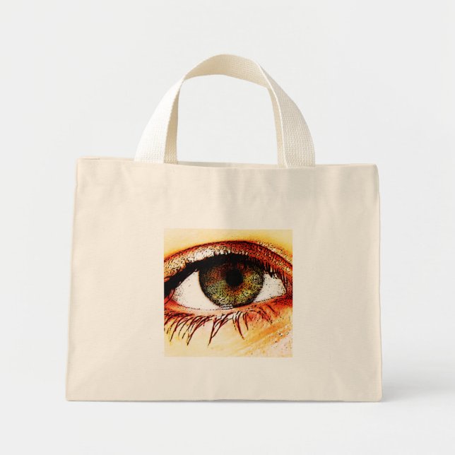 Bolso De Tela Diminuto Tcnm ocular (Frente)