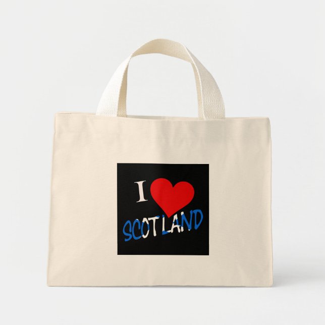 Bolso De Tela Diminuto Tcnt de I Heart Scotland (Frente)