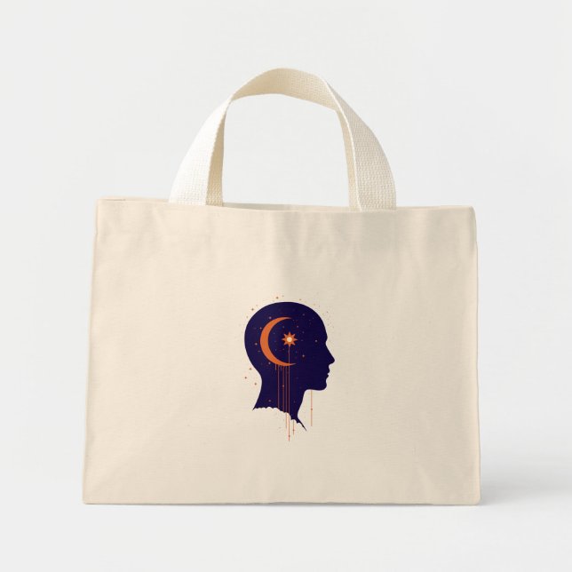 Bolso De Tela Diminuto The Universe Within (Frente)