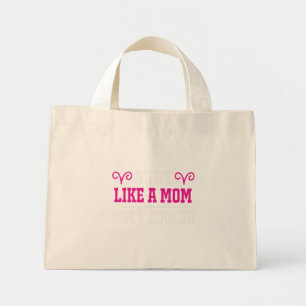 Bolso De Tela Diminuto Tía Como Una Mamá Solo Que Más Guay Tipografía Div