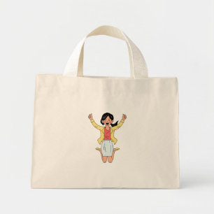 Bolso De Tela Diminuto tiempo de felicidad