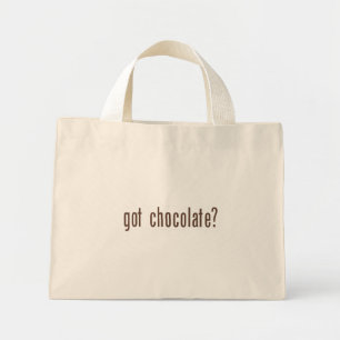 Bolso De Tela Diminuto ¿Tienes chocolate?bolsa de tela
