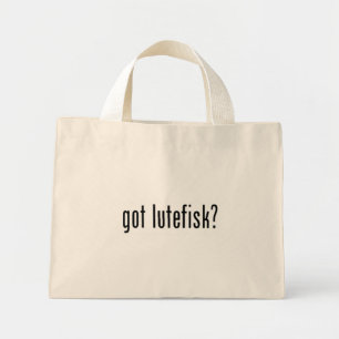 Bolso De Tela Diminuto ¿Tienes lutefisk?
