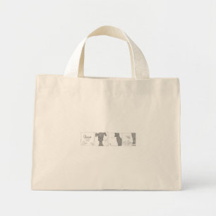 Bolso De Tela Diminuto Tira cómica de la posibilidad de manzanilla