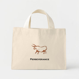 Bolso De Tela Diminuto Toro Perseverancia Brown