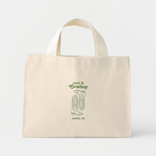 Bolso De Tela Diminuto Tote Austin Bachelorette