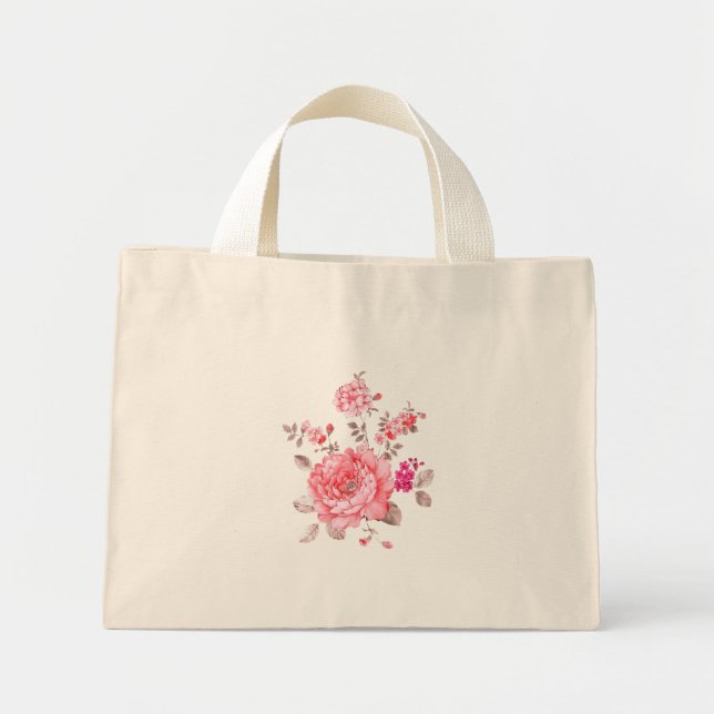 Bolso De Tela Diminuto Tote Bag (Frente)