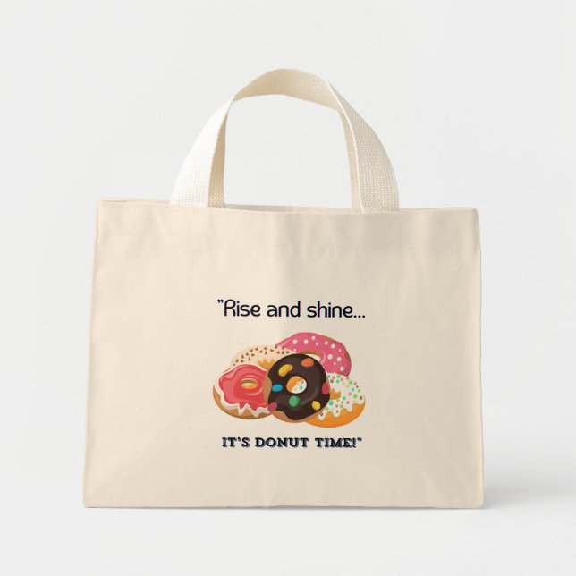 Bolso De Tela Diminuto Tote Bag (Frente)