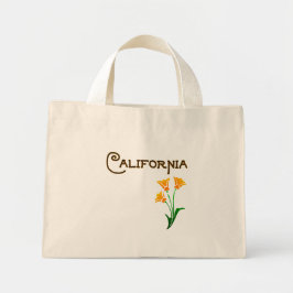 Bolso De Tela Diminuto Tote de Discoteca de Los Ángeles California