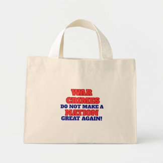Bolso De Tela Diminuto Tote de protesta, Tote de resistencia, Anti guerra