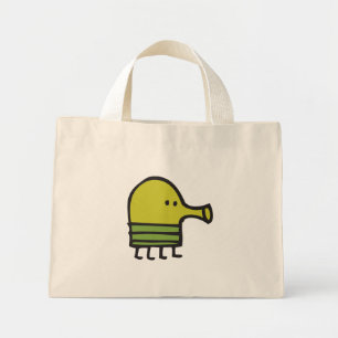 Bolso De Tela Diminuto Tote de salto de Doodle