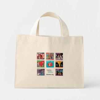 Bolso De Tela Diminuto Tote de temporada 2010-2011