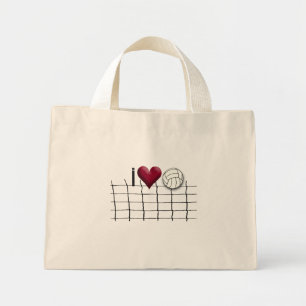 Bolso De Tela Diminuto tote de voleibol