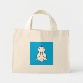 Bolso De Tela Diminuto Tote Jumbo Bunny