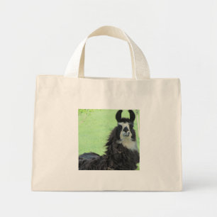 Bolso De Tela Diminuto tote Llama