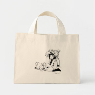 Bolso De Tela Diminuto Tote pequeño de amigos simbióticos