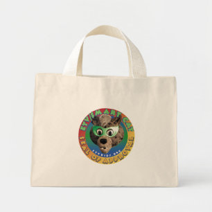 Bolso De Tela Diminuto tote pequeño de gato inteligente