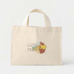 BOLSO DE TELA DIMINUTO TOTE PINK BEACH