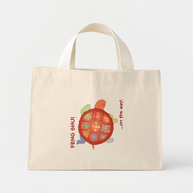 Bolso De Tela Diminuto Tote SHUI DE FENG (Frente)