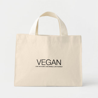 Bolso De Tela Diminuto tote VEGAN