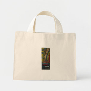 Bolso De Tela Diminuto Tower Lean