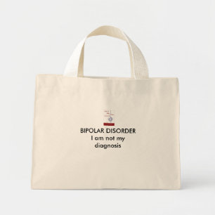 Bolso De Tela Diminuto TRASTORNO BIPOLAR: No soy mi marica...