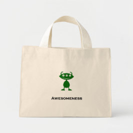 Bolso De Tela Diminuto Triple Eye Awesombe green
