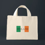 Bolso De Tela Diminuto Ttct de Irlanda con bandera irlandesa<br><div class="desc">Bandera irlandesa diseño de bagtt © Trinkets and Things 2017 - AHP Design. Todos Los Derechos Reservados. 030417</div>