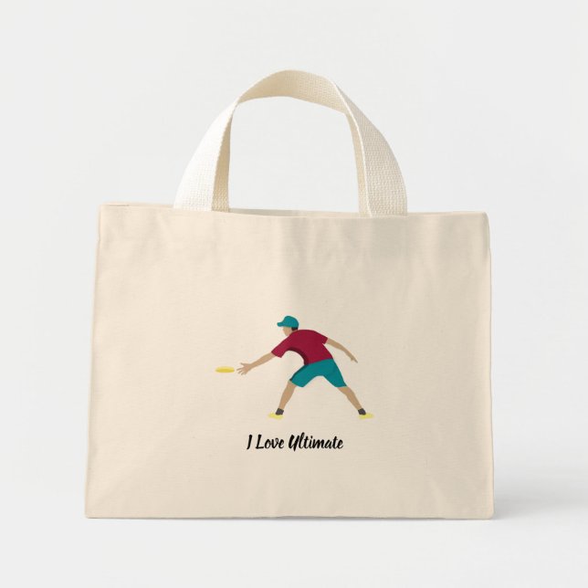 Bolso De Tela Diminuto Ultimate Frisbee (Frente)