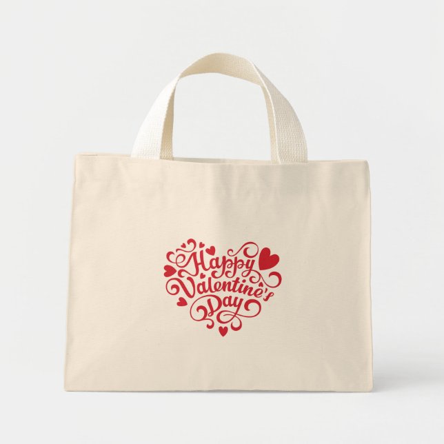 Bolso De Tela Diminuto Valentine Bag (Frente)