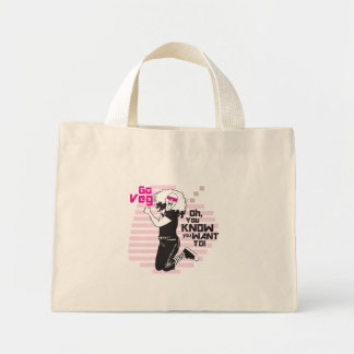 Bolso De Tela Diminuto ¡Vamos Veg!