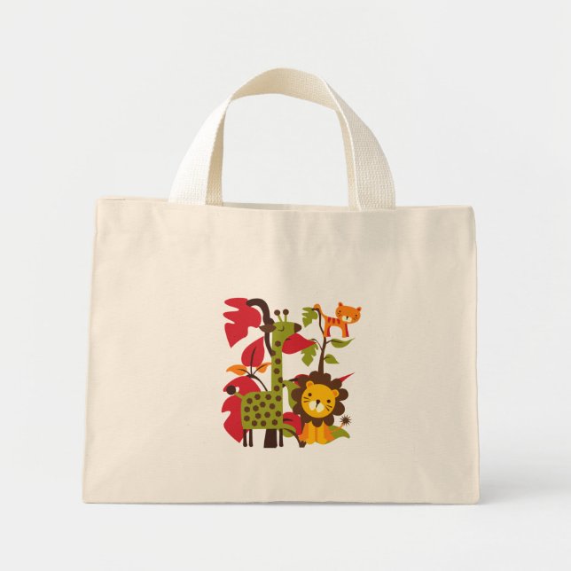 Bolso De Tela Diminuto Vida Safari (Frente)