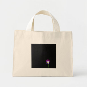 Bolso De Tela Diminuto Violet Flower ttcna