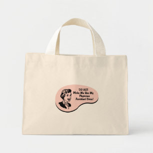 Bolso De Tela Diminuto Voz de asistente médico
