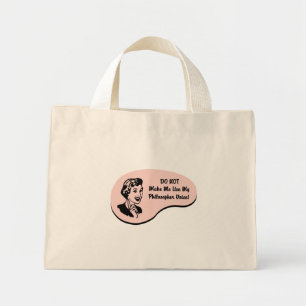 Bolso De Tela Diminuto Voz del filósofo