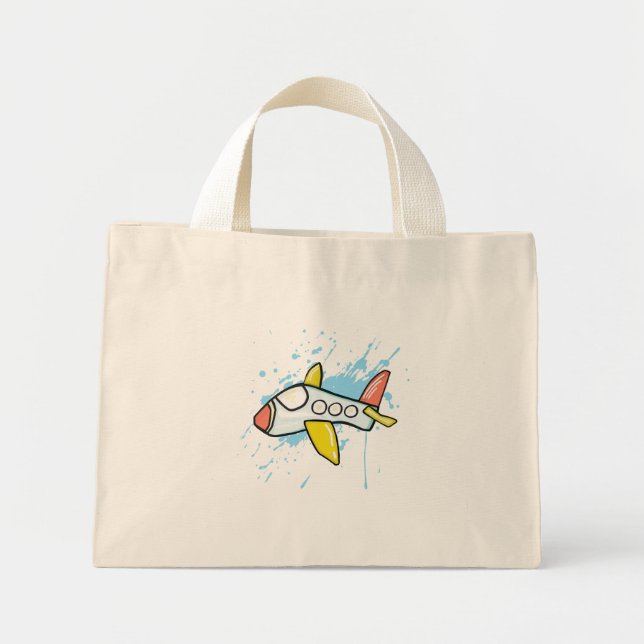 Bolso De Tela Diminuto Vuelo (Frente)