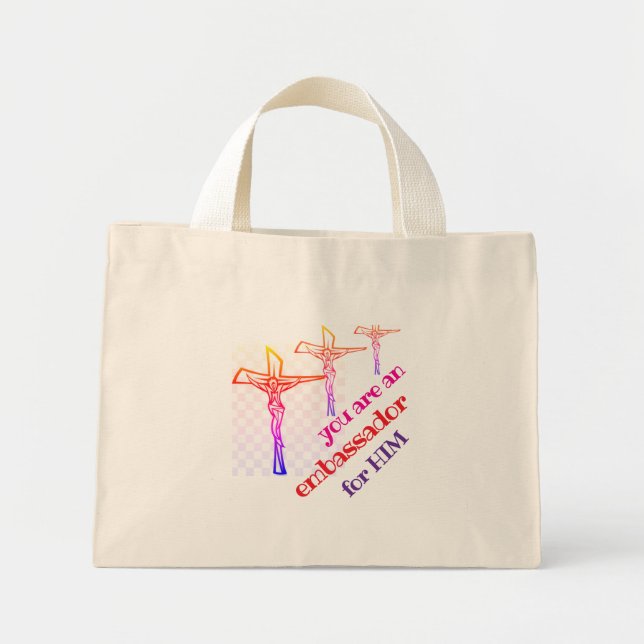Bolso De Tela Diminuto You are Jesus' Ambassador Tote (Frente)