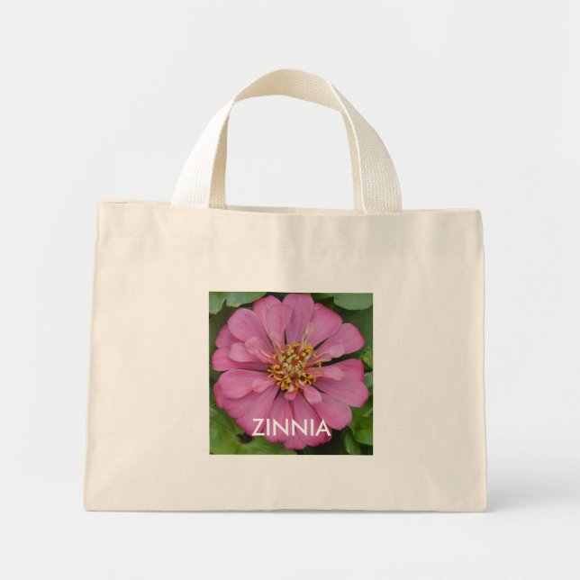Bolso De Tela Diminuto ZINNIA lleva todo, rosa (Frente)