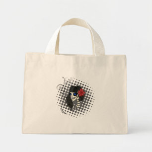 Bolso De Tela Diminuto Zombie Pin arriba